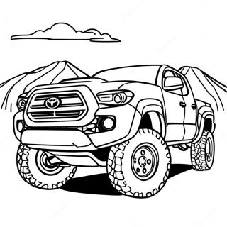 Toyota Tacoma Off Road Inkleurblad 132745-65190