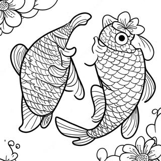Koi Vis Inkleurblad 132770-65206