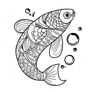 Koi Vis Inkleurblad 132770-65207