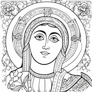 Fyn Orthodoxe Ikon Inkleurblad 132823-65253