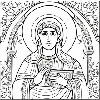 Fyn Orthodoxe Ikon Inkleurblad 132823 65255