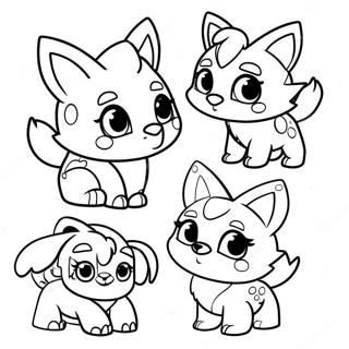 Speelse Diere Jam Troeteldiere Inkleurblad 132901-65320