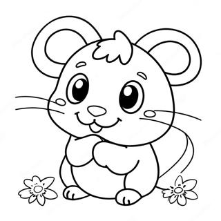 Hamtaro Inkleurblad 133001-65386