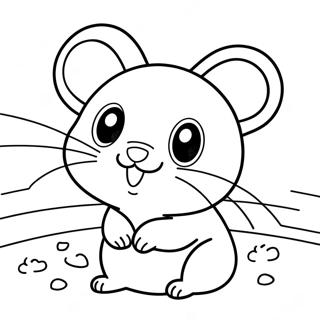 Hamtaro Inkleurblad 133001-65388