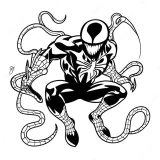 Venom Met Spider Man Inkleurblad 13321-2906