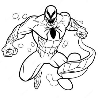 Venom Met Spider Man Inkleurblad 13321-2908