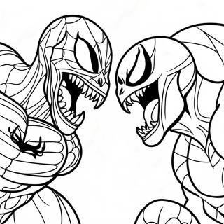 Venom En Carnage Geveg Inkleurblad 13323-2916