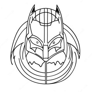 Batman Logo Inkleurblad 133311-65622