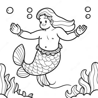 Merman Inkleurblad 133541-65804