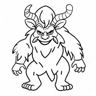 Krampus Inkleurbladsye