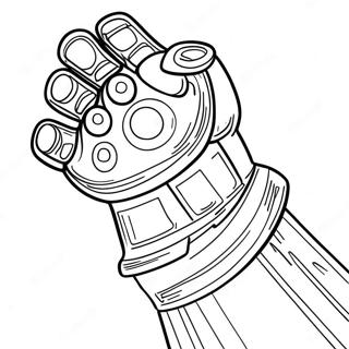 Thanos Met Infinity Gauntlet Inkleurblad 134137 66268