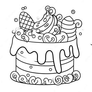 Reenboog Sprinkel Koek Inkleurblad 13415-2938