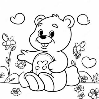 Vintage Care Bears Inkleurblad 134188-66306