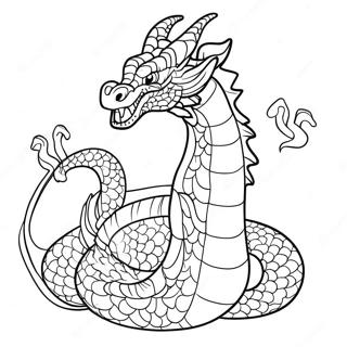 Majestueuse Shenron Draak Inkleurblad 134777-66765