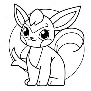 Glaceon Inkleurbladsye