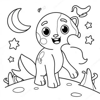 Speelse Aarde Na Luna Karakters Inkleurblad 135520-67354