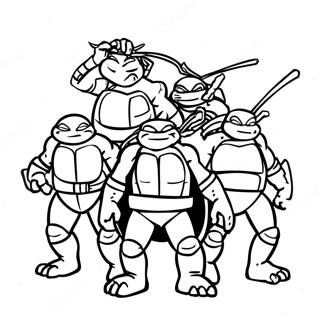 Tmnt 2012 Inkleurbladsye