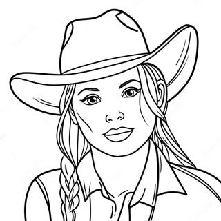 Jessie In N Cowboyhoed Inkleurblad 136056-67766