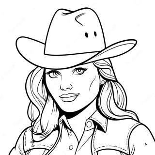 Jessie In N Cowboyhoed Inkleurblad 136056 67767