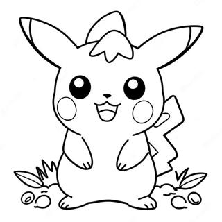 Oulike Pikachu Pokemon Inkleurblad 136082-67786