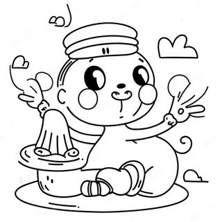 Grappige Dade Inkleurblad 136159 67852