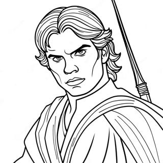 Anakin Skywalker In Slag Inkleurblad 136259-67926