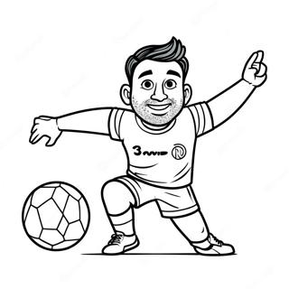 Xavi Pas Die Bal Inkleurblad 136287-67958