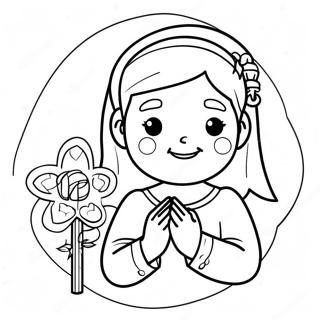 Eerste Kommunie Gebed Inkleurblad 136313-67980