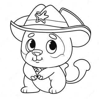 Sheriff Callie Inkleurblad 136488-68102