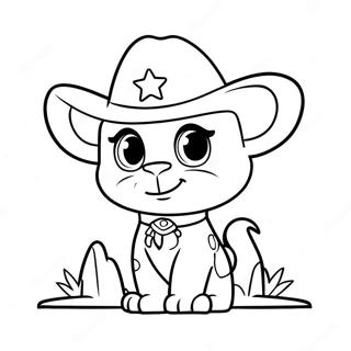 Sheriff Callie Inkleurblad 136488-68104