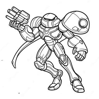 Metroid Inkleurbladsye