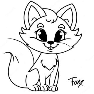 Foxy Inkleurblad 136566-68163