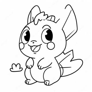 Chibi Pokemon Inkleurbladsye