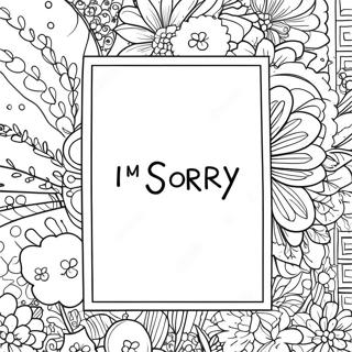 Kleurvolle Ek Is Jammer Kaart Inkleurblad 136978-68639