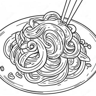 Spaghetti Inkleurbladsye