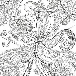 Fyn Paisley Ontwerp Inkleurblad 137671-69174