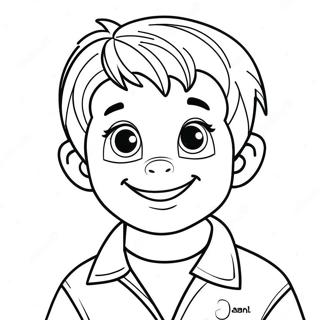 Gelukkige Daniel Inkleurblad 137775-69264