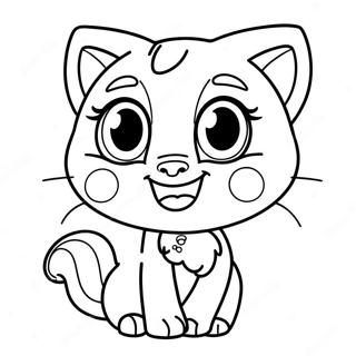 Gelukkige Praat Angela Inkleurblad 137826-69304