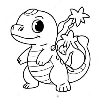 Avontuurlike Charmander Inkleurblad 137876-69339