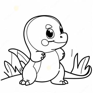 Avontuurlike Charmander Inkleurblad 137876-69340
