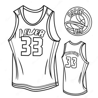 Retro Nba T Hemp Inkleurblad 138287-69657