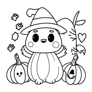 Bobbie Goods Halloween Inkleurbladsye