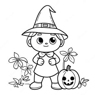 Spookagtige Bobbie Goods Halloween Inkleurblad 138389-69734