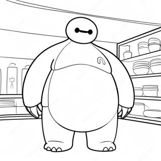 Baymax Inkleurbladsye