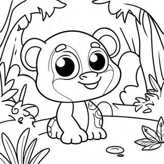 Opwindende Zooba Jungle Avontuur Inkleurblad 138466-69800