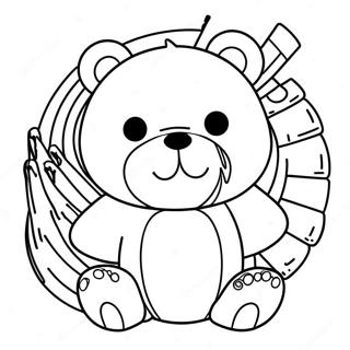 Monokuma Danganronpa Inkleurblad 138567-69874