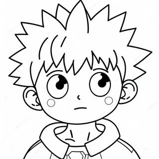 Killua In Aksie Inkleurblad 138592-69894