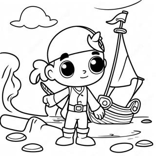 Jake En Die Neverland-Pirate Inkleurbladsye