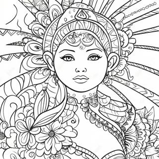 Kleurvolle Posca Merk Kuns Inkleurblad 139027-70237