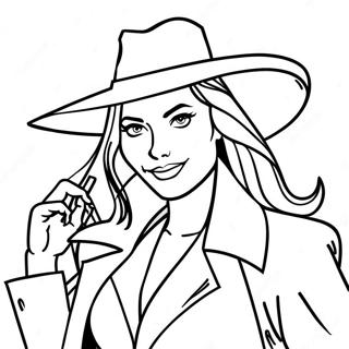 Carmen Sandiego Inkleurblad 139051-70251